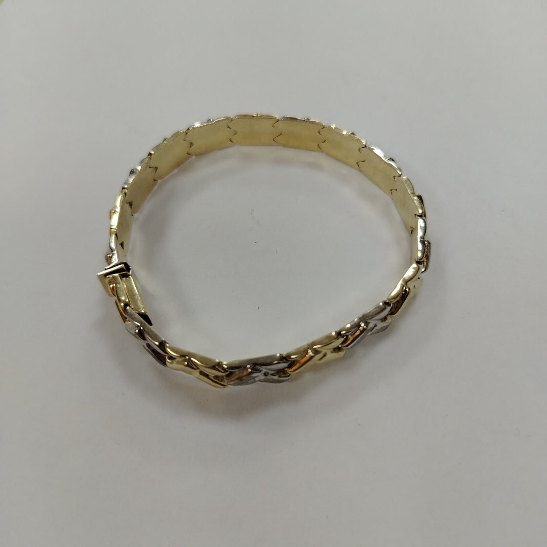 PULSERA ORO, RODIADO 14 K 12.1 GRMS (SEMINUEVO)