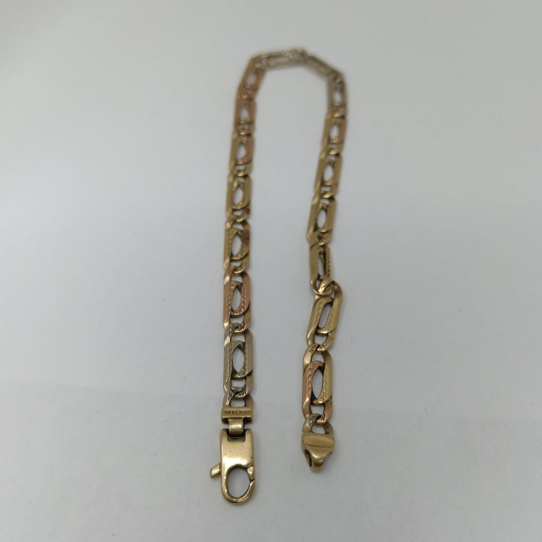 PULSERA ORO,RODIADO 10 K 10,50 GRMS (SEMINUEVO)