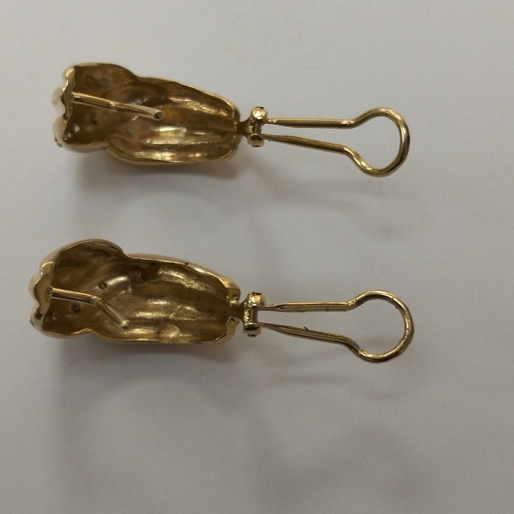 ARETES PAR ORO 14 K 11.4 GRMS (SEMINUEVO)