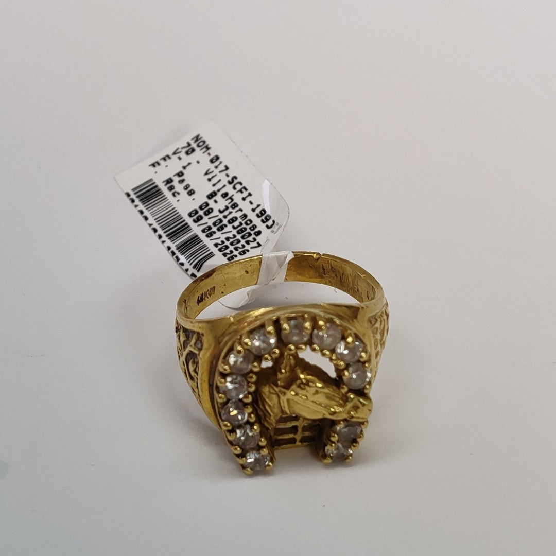 ANILLO ORO 14 K 9.5 GRMS (SEMINUEVO)