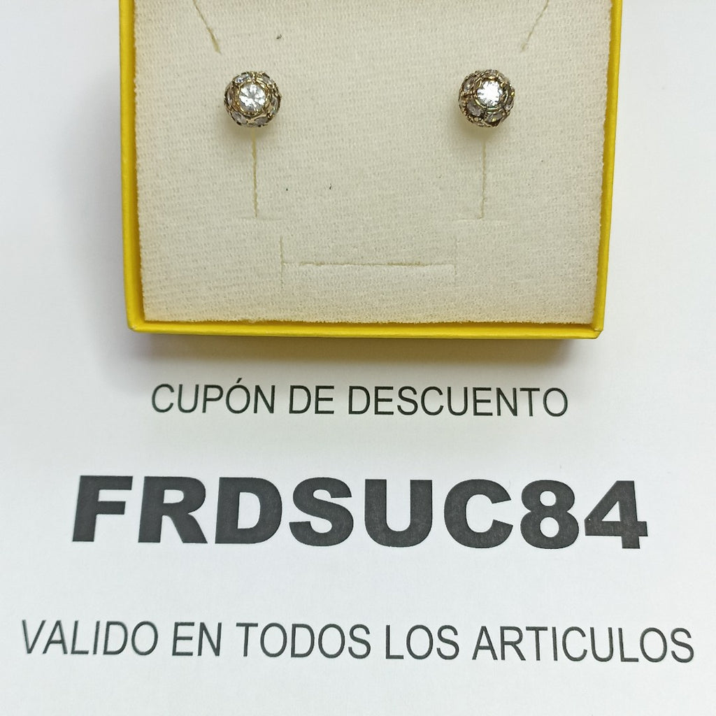 ARETES PAR ORO 10 K 3,70 GRMS (SEMINUEVO)