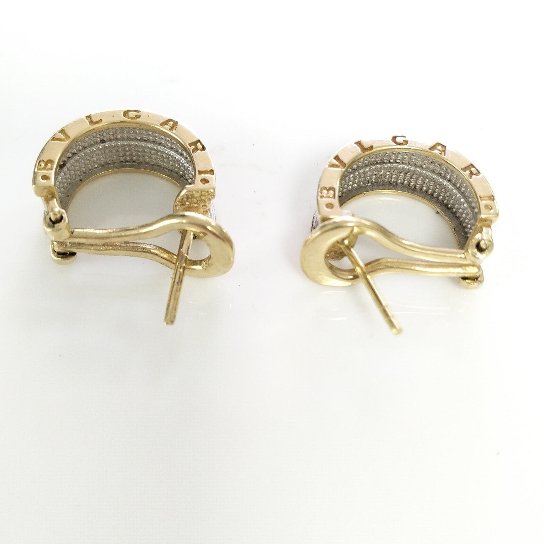 ARETES PAR ORO, ORO COMBINADO 14 K 7.2 GRMS (SEMINUEVO)