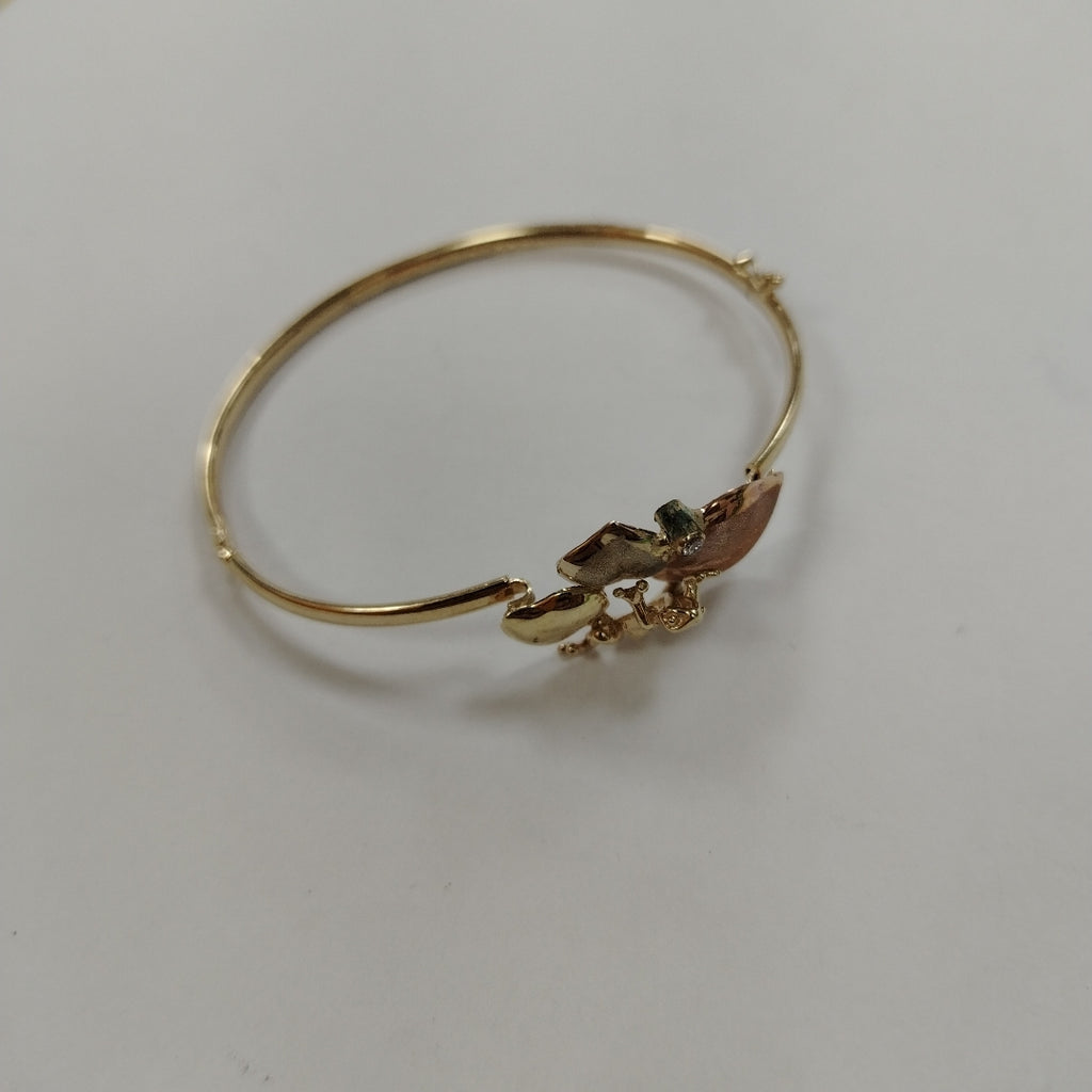 PULSERA RIGIDA ORO 14 K 9.4 GRMS (SEMINUEVO)
