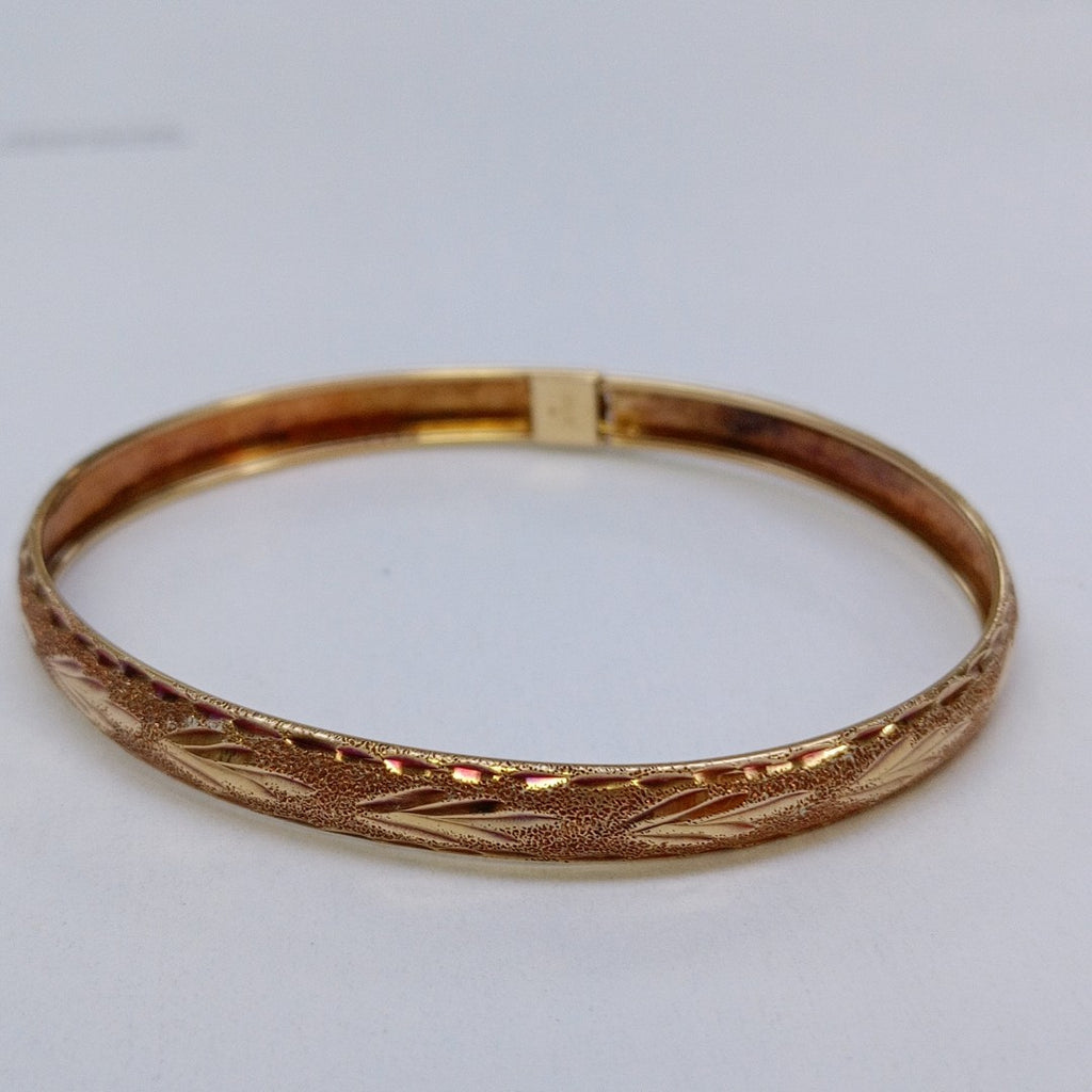 PULSERA RIGIDA ORO 14 K 4.9 GRMS (SEMINUEVO)