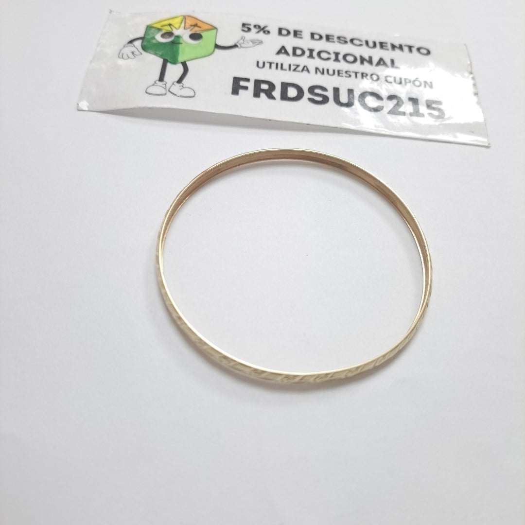 PULSERA RIGIDA ORO 10 K 4,00 GRMS (SEMINUEVO)