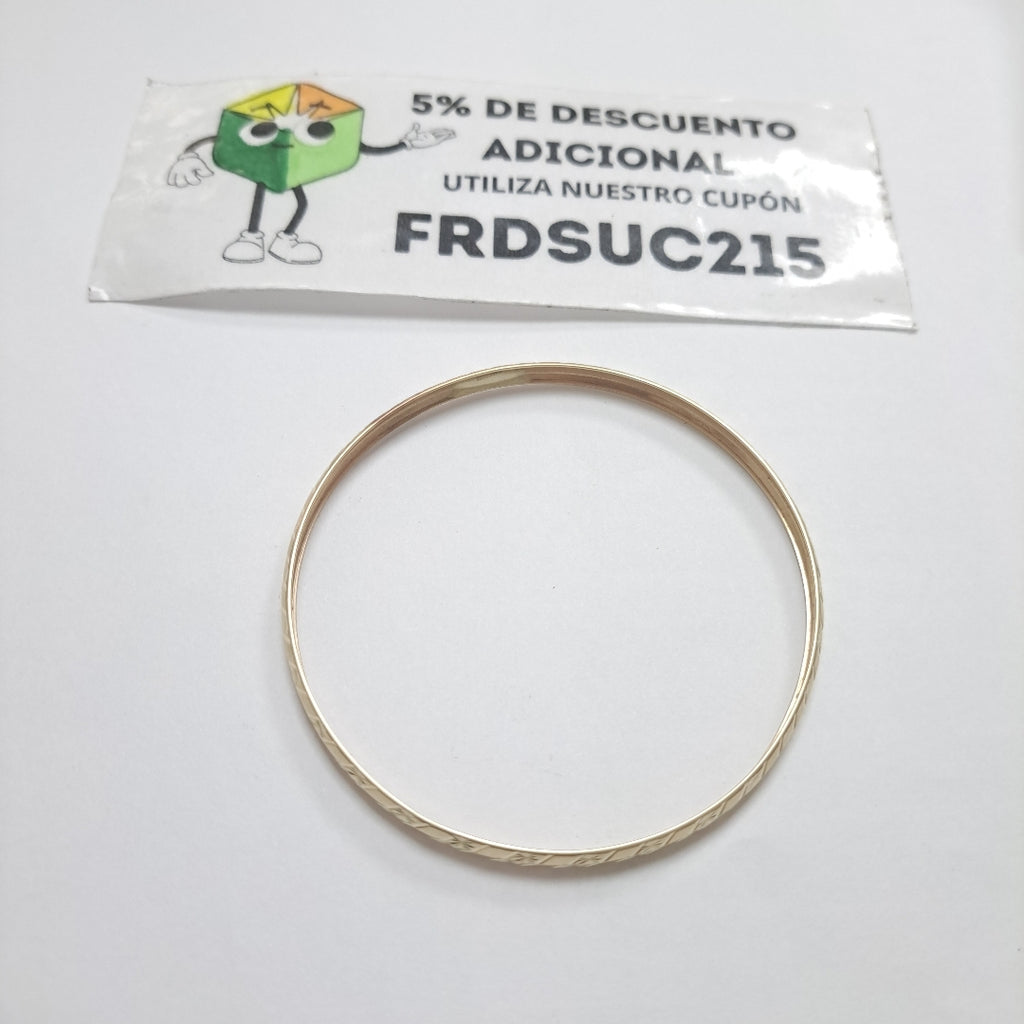 PULSERA RIGIDA ORO 10 K 3,90 GRMS (SEMINUEVO)