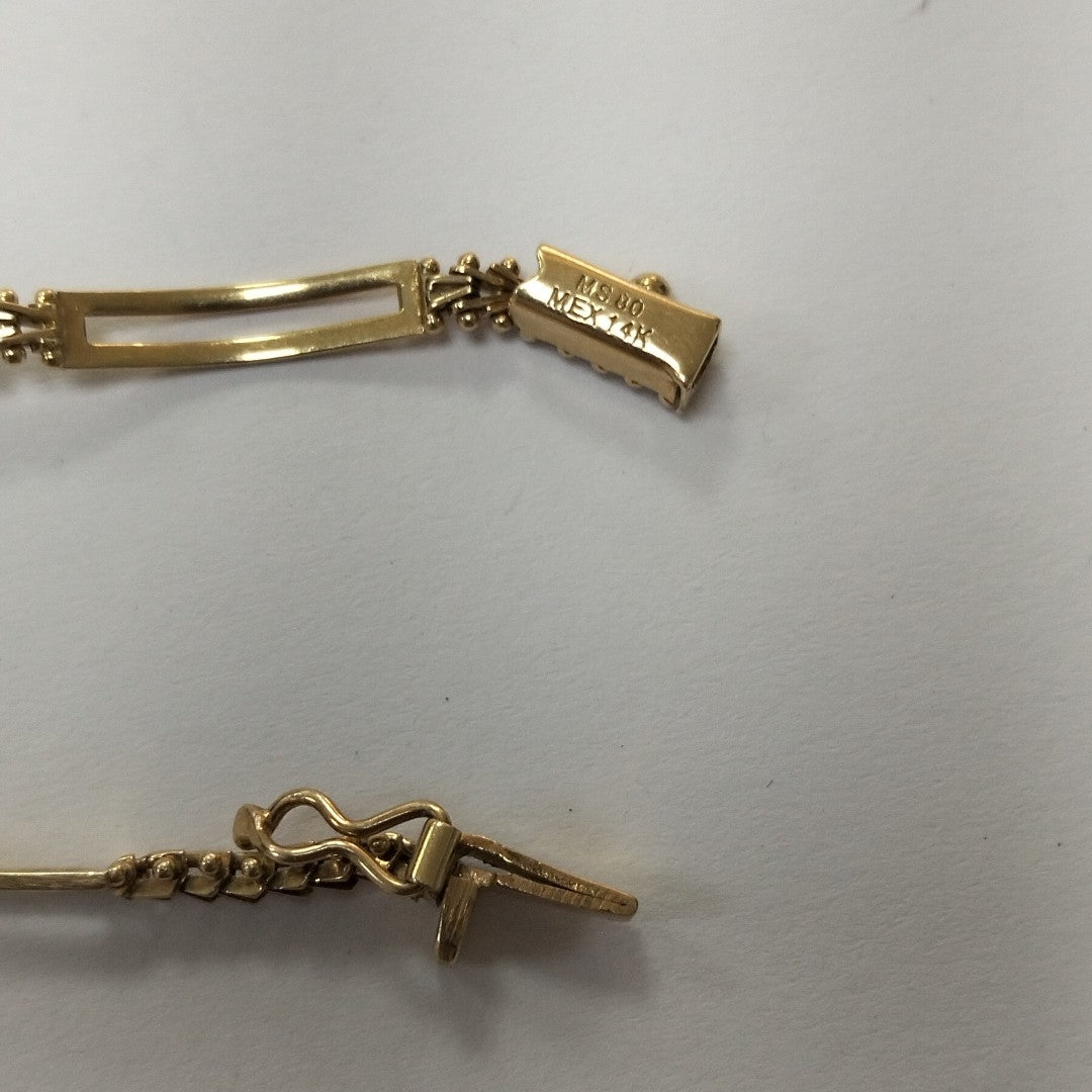 PULSERA ORO 14 K 5.9 GRMS (SEMINUEVO)