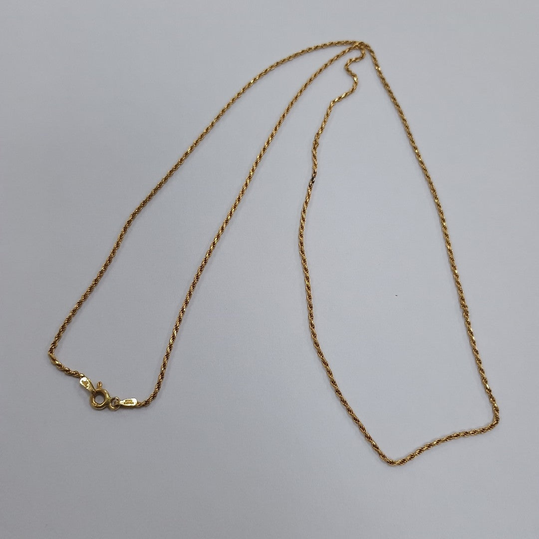CADENA ORO 14 K 4.5 GRMS (SEMINUEVO)
