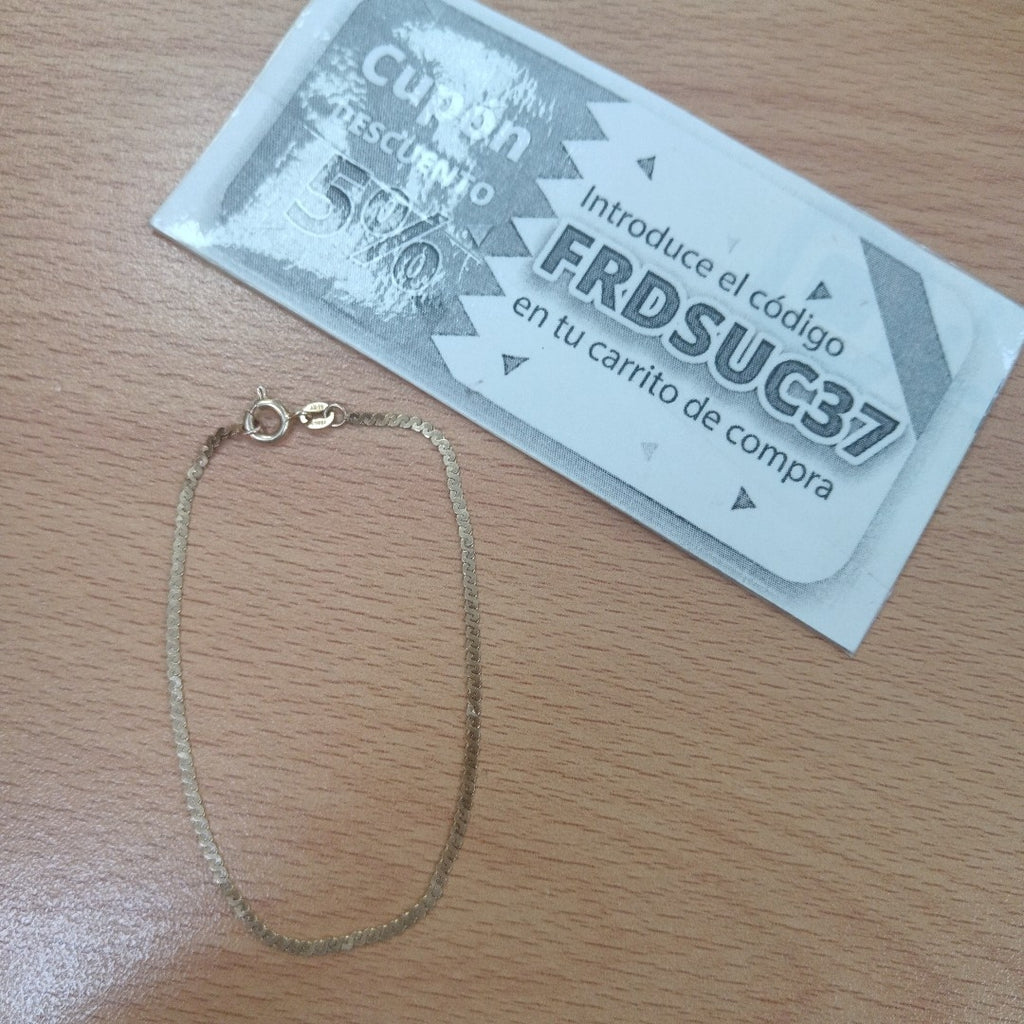 PULSERA ORO 14 K 1.9 GRMS (SEMINUEVO)