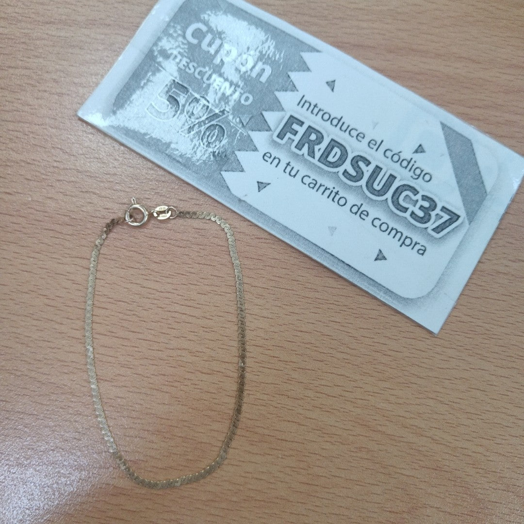PULSERA ORO 14 K 1.9 GRMS (SEMINUEVO)