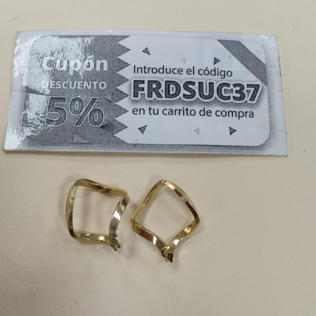 ARRACADAS PAR ORO 10 K 2.7 GRMS (SEMINUEVO)