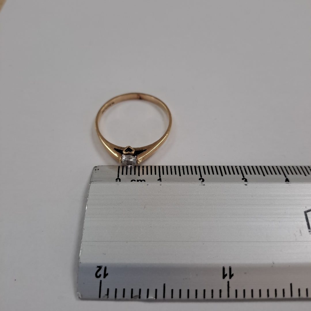 SOLITARIO ORO 10 K 1,70 GRMS (SEMINUEVO)