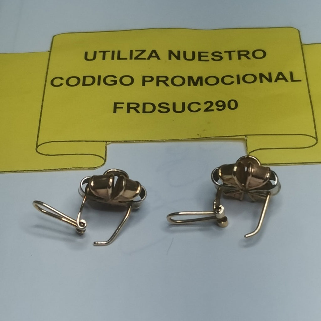 BROQUELES PAR ORO 14 K 3.3 GRMS (SEMINUEVO)