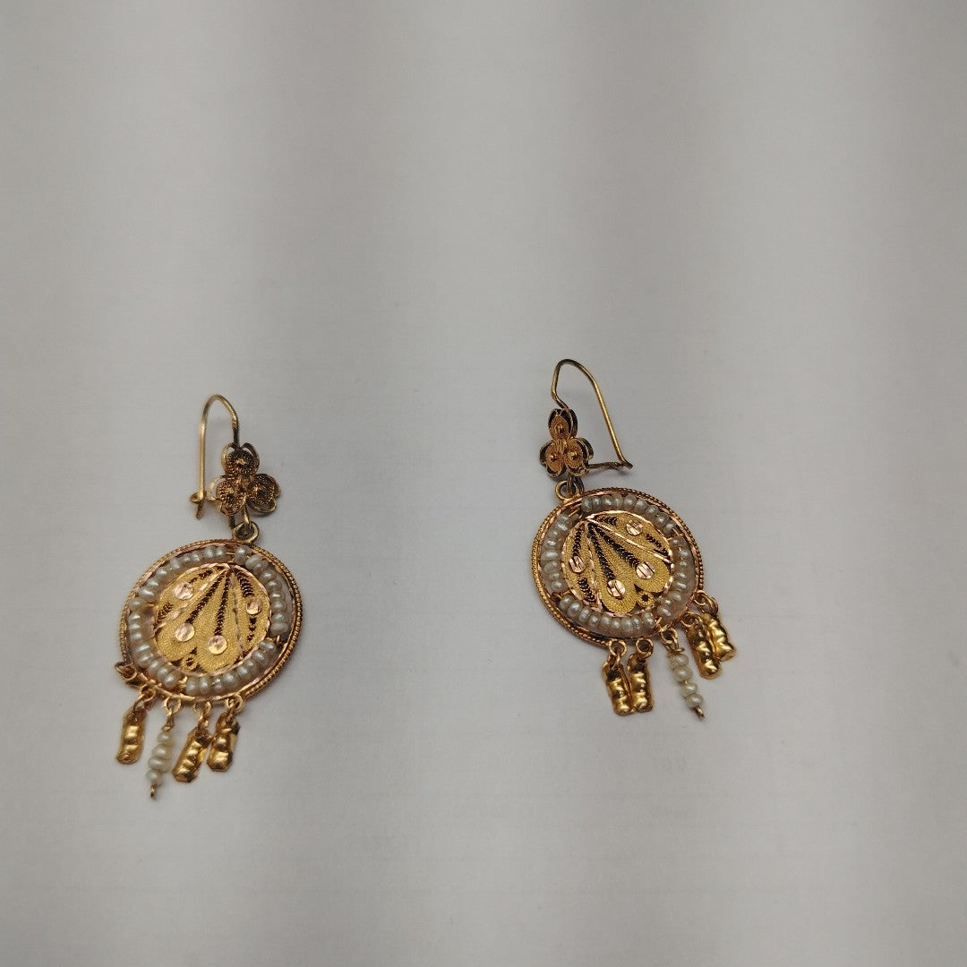 ARETES PAR ORO 10 K 5.7 GRMS (SEMINUEVO)
