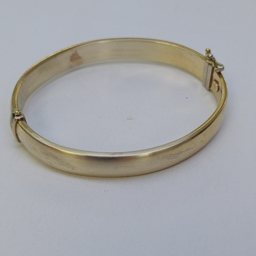 PULSERA RIGIDA ORO 14 K 10.5 GRMS (SEMINUEVO)