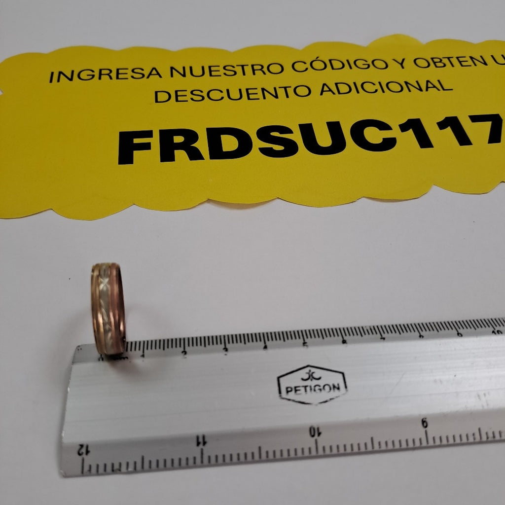 ARGOLLA ORO,ORO COMBINADO 10 K 2,00 GRMS (SEMINUEVO)