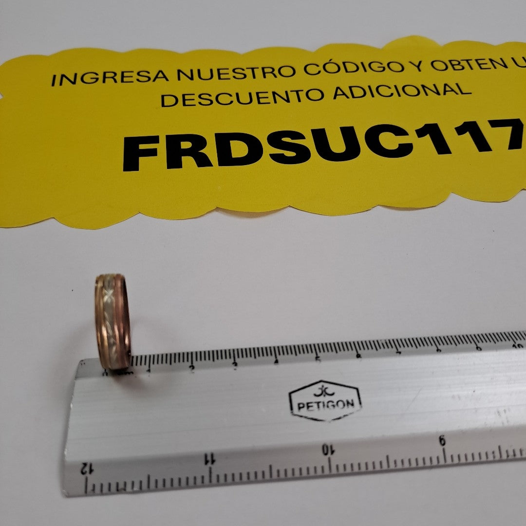 ARGOLLA ORO,ORO COMBINADO 10 K 2,00 GRMS (SEMINUEVO)