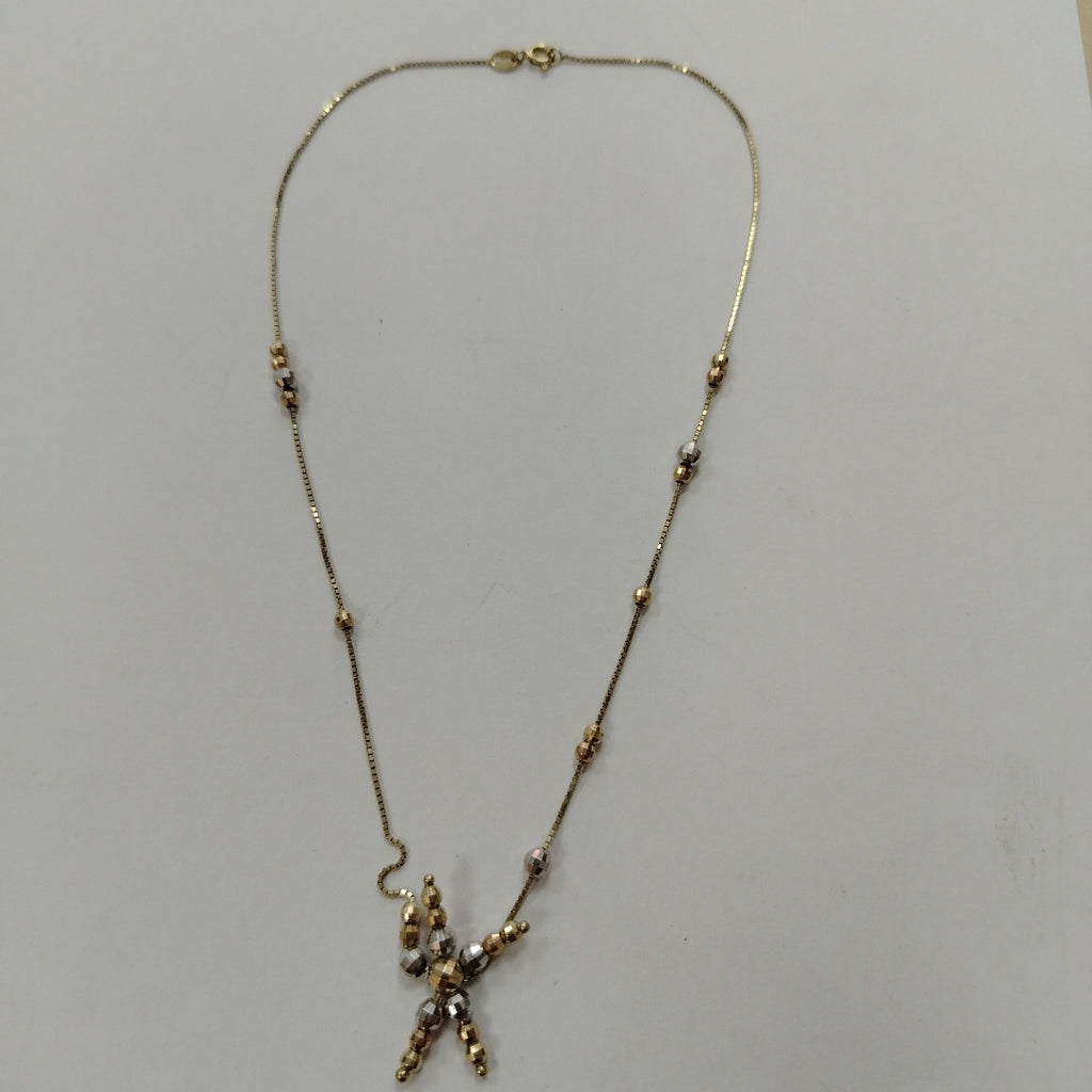 GARGANTILLA ORO, ORO COMBINADO 10 K 4.2 GRMS (SEMINUEVO)