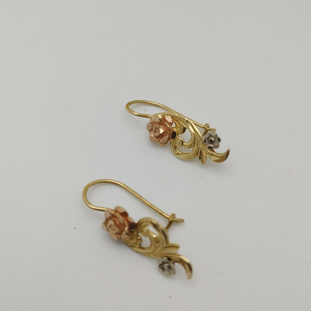 ARETES PAR ORO 14 K 2.8 GRMS (SEMINUEVO)