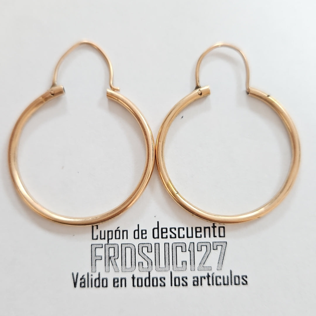 ARRACADAS PAR ORO 10 K 2.8 GRMS (SEMINUEVO)