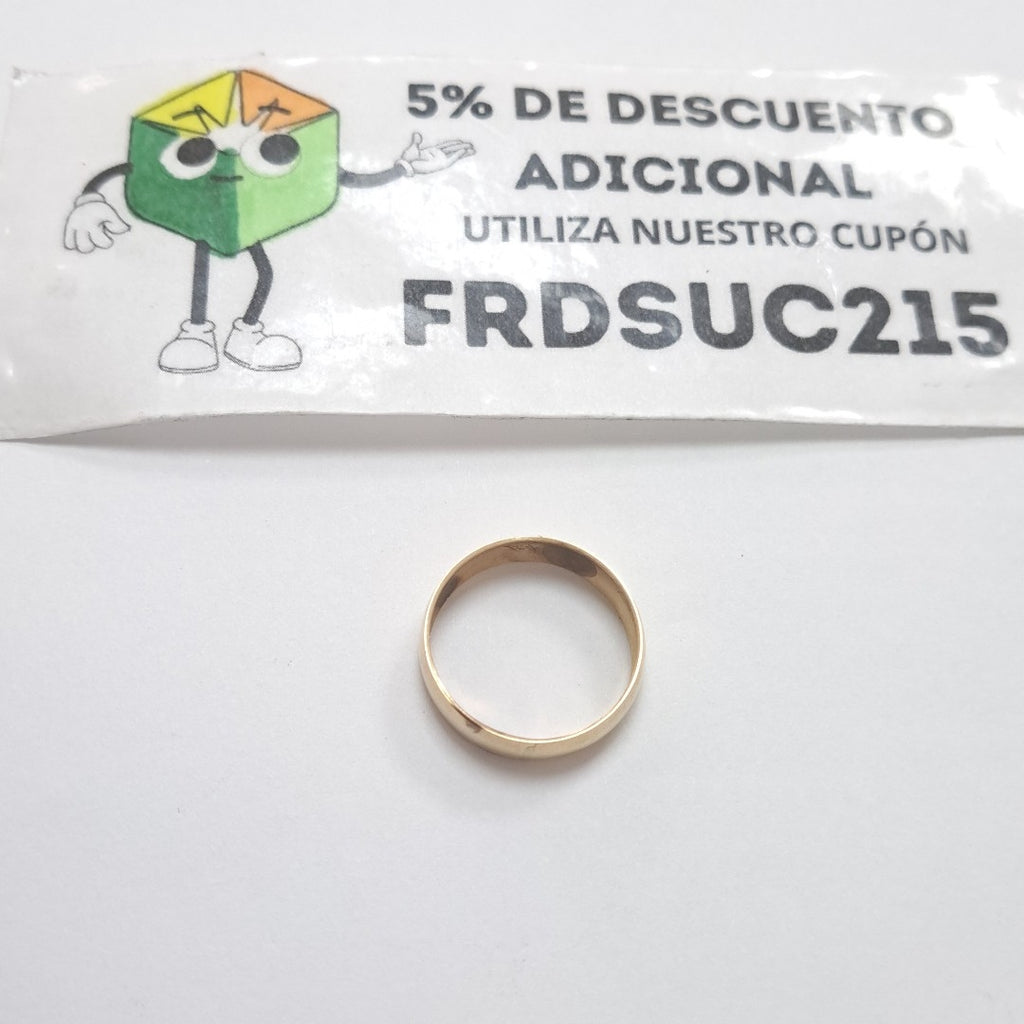 ARGOLLA ORO 14 K 2.7 GRMS (SEMINUEVO)