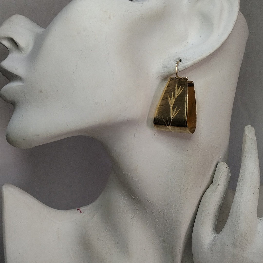 ARRACADAS PAR ORO 8 K 7,20 GRMS (SEMINUEVO)