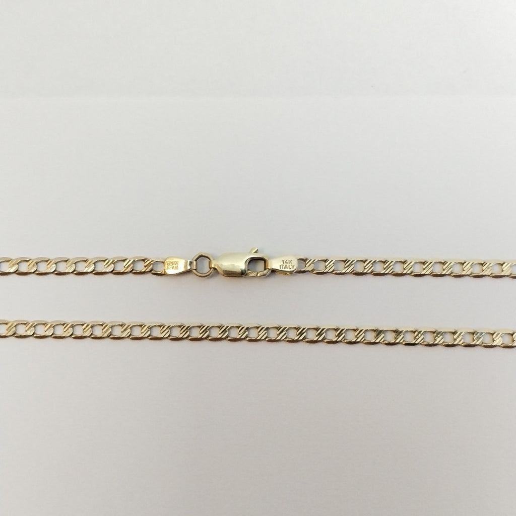 CADENA ORO, RODIADO 14 K 7.1 GRMS (SEMINUEVO)