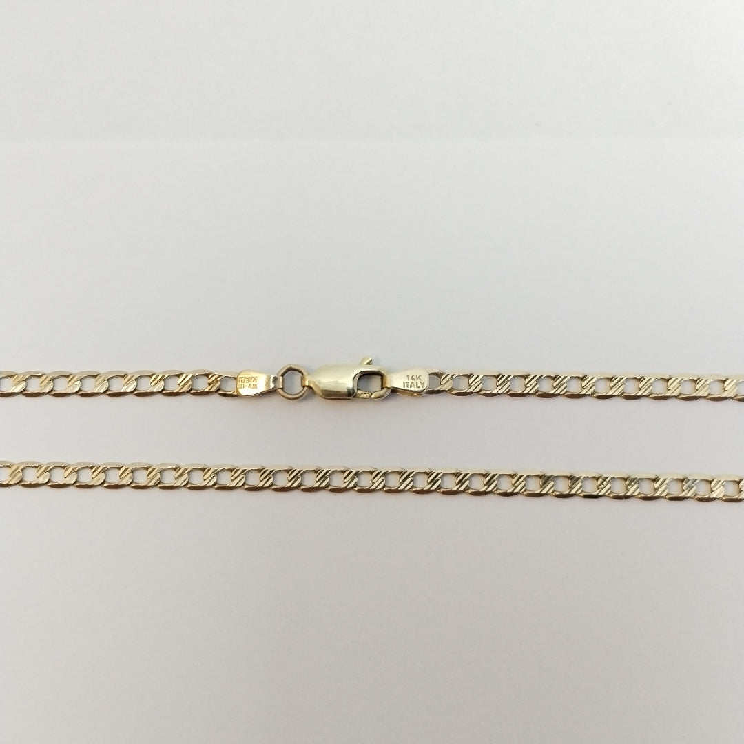 CADENA ORO, RODIADO 14 K 7.1 GRMS (SEMINUEVO)