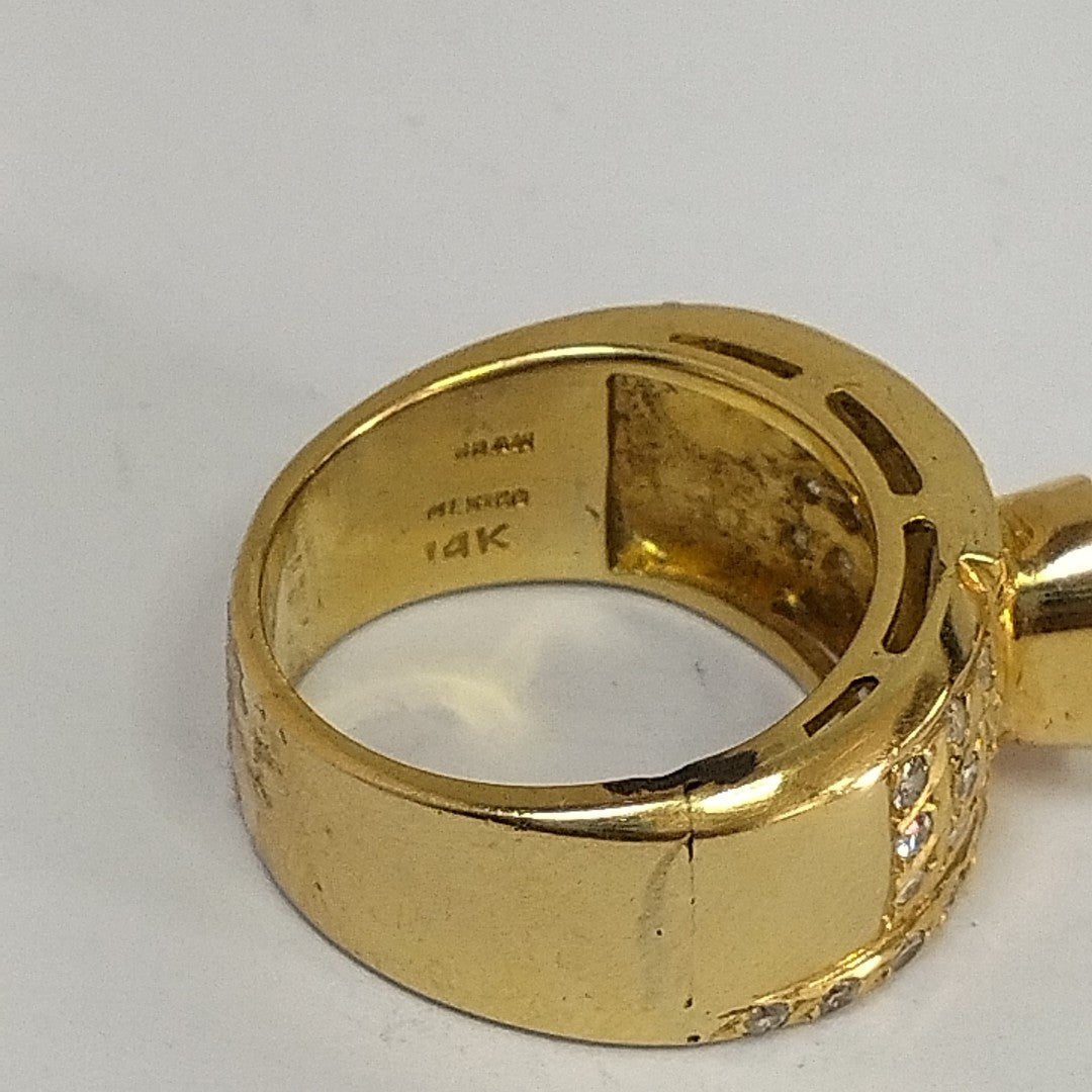 ANILLO ORO 14 K 9.4 GRMS (SEMINUEVO)