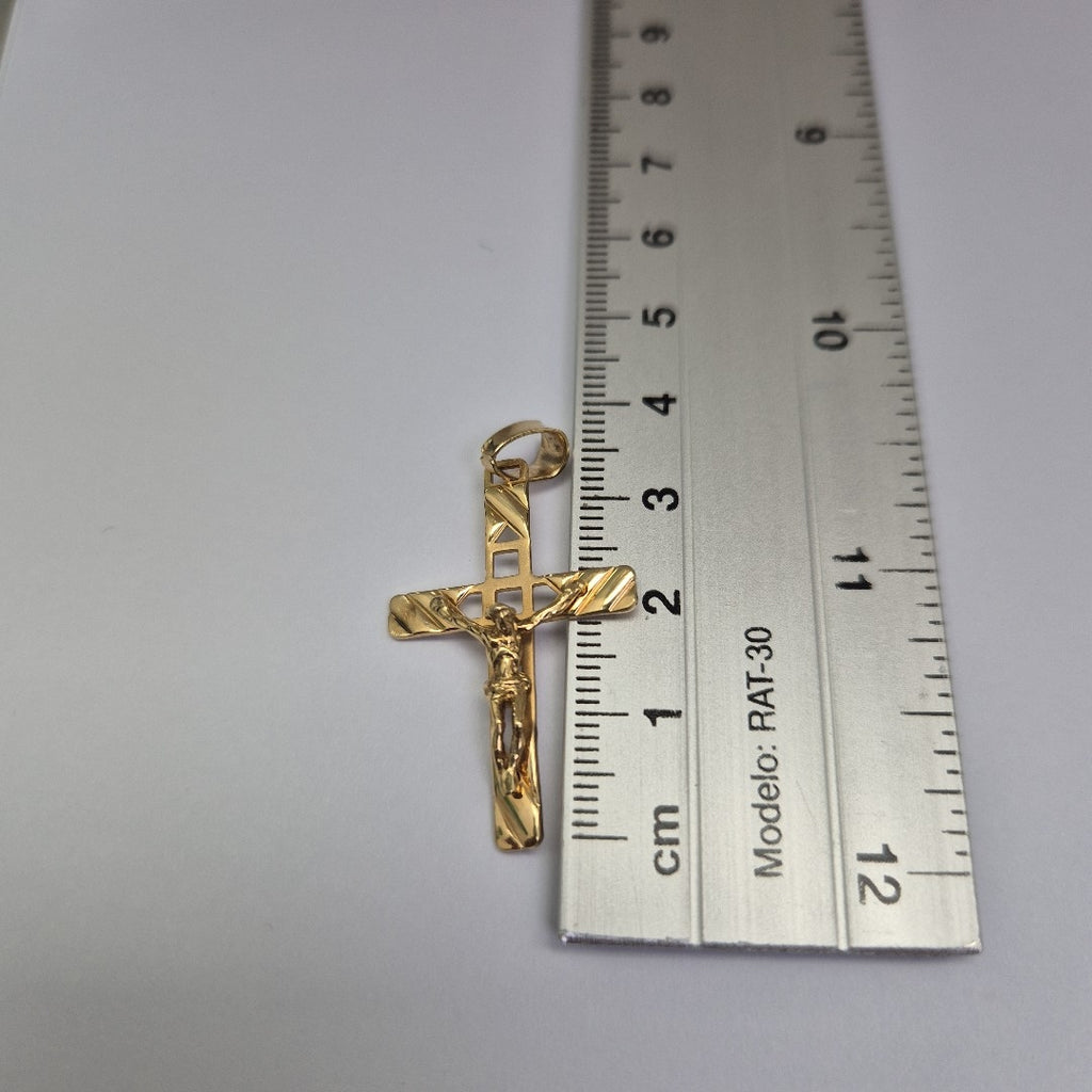 CRUCIFIJO ORO 14 K 3,00 GRMS (SEMINUEVO)