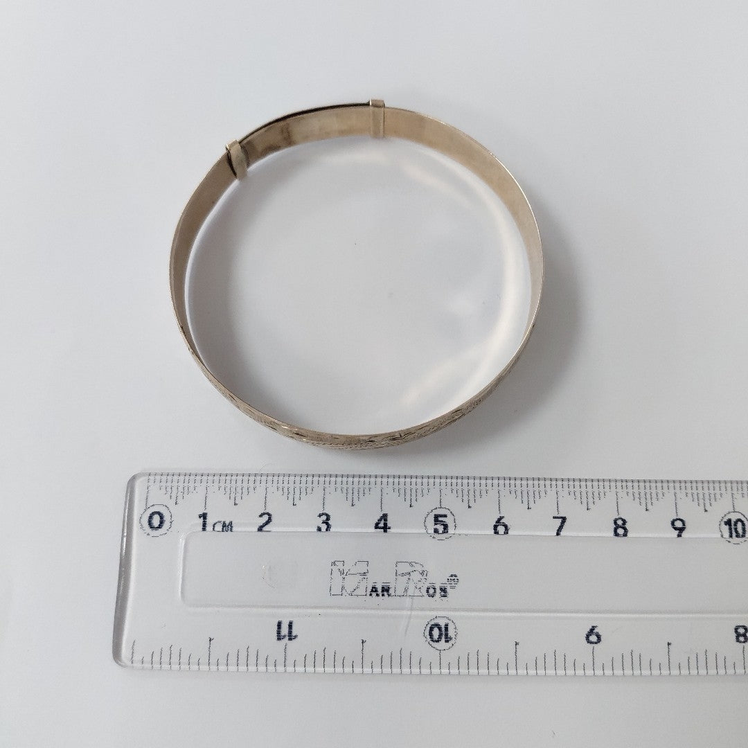 PULSERA RIGIDA ORO 8 K 10.7 GRMS (SEMINUEVO)