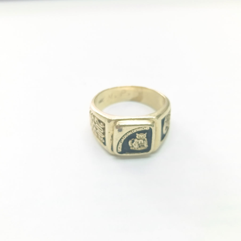 ANILLO DE GRADUACIÓN ORO 14 K 8.4 GRMS (SEMINUEVO)