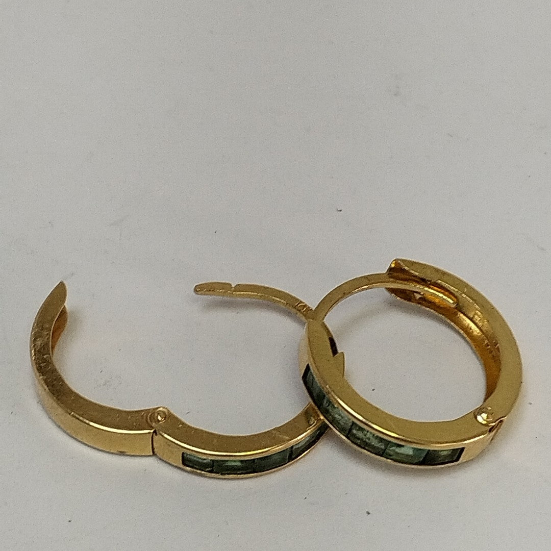 ARRACADAS PAR ORO 14 K 1.3 GRMS (SEMINUEVO)