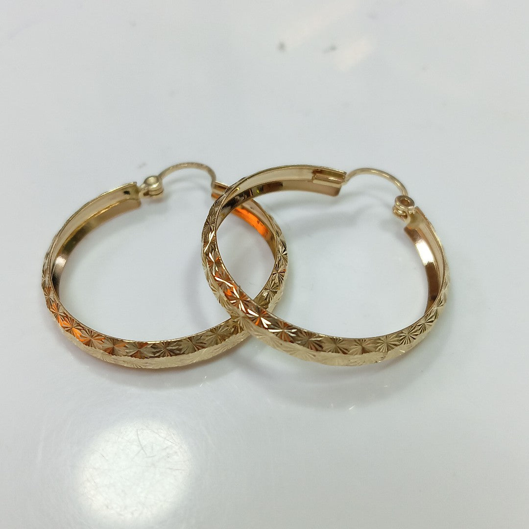 ARRACADAS PAR ORO 10 K 3.5 GRMS (SEMINUEVO)