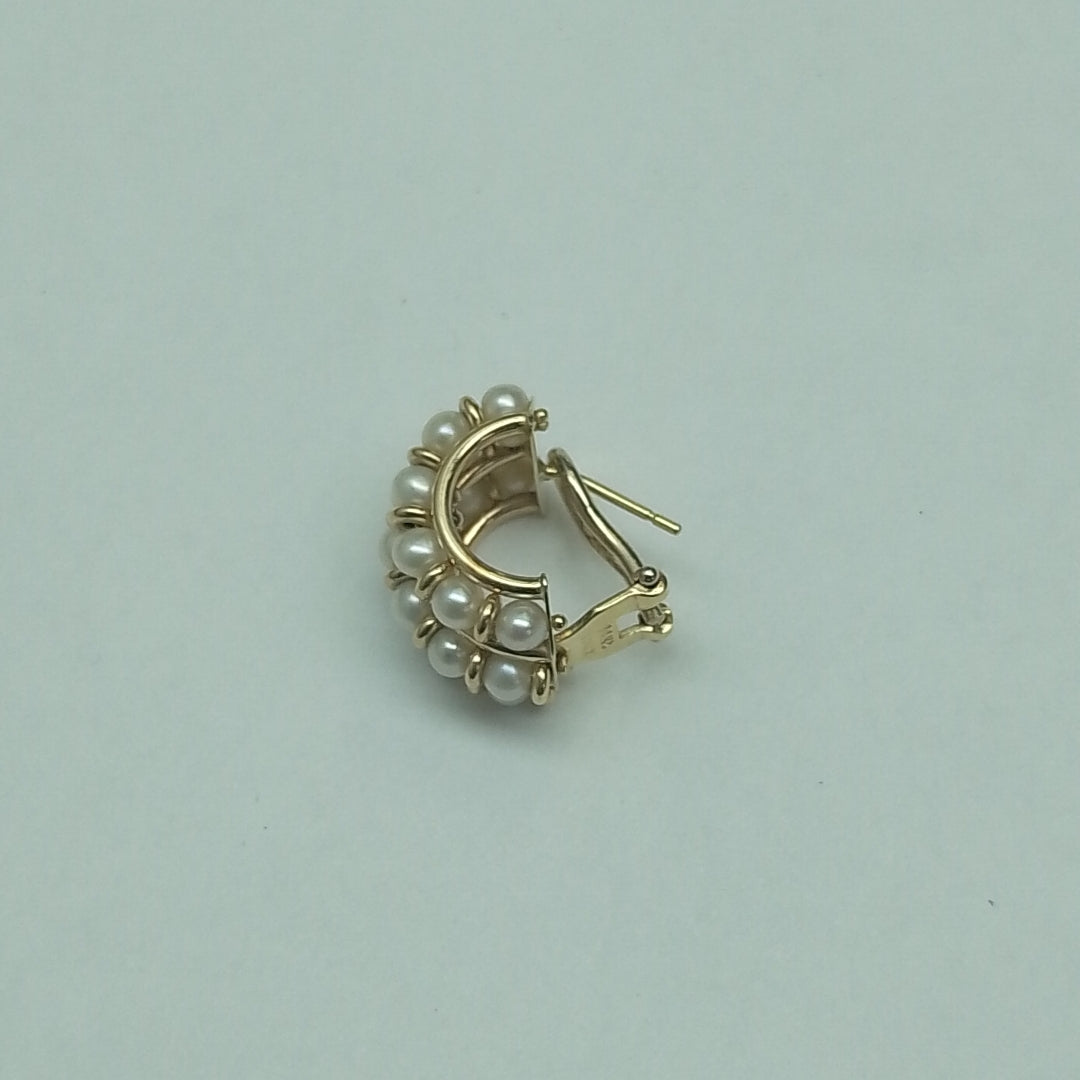 ARETES PAR ORO 14 K 8,90 GRMS (SEMINUEVO)