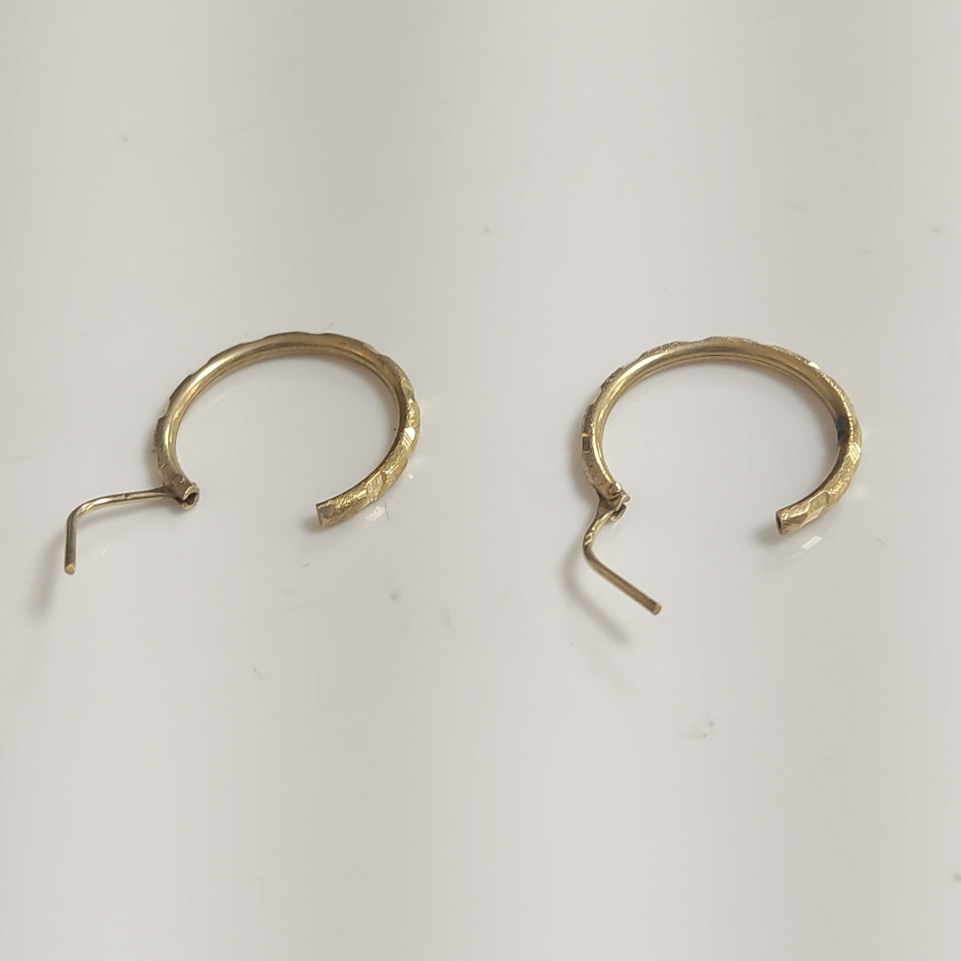 ARRACADAS PAR ORO 10 K 1,30 GRMS (SEMINUEVO)