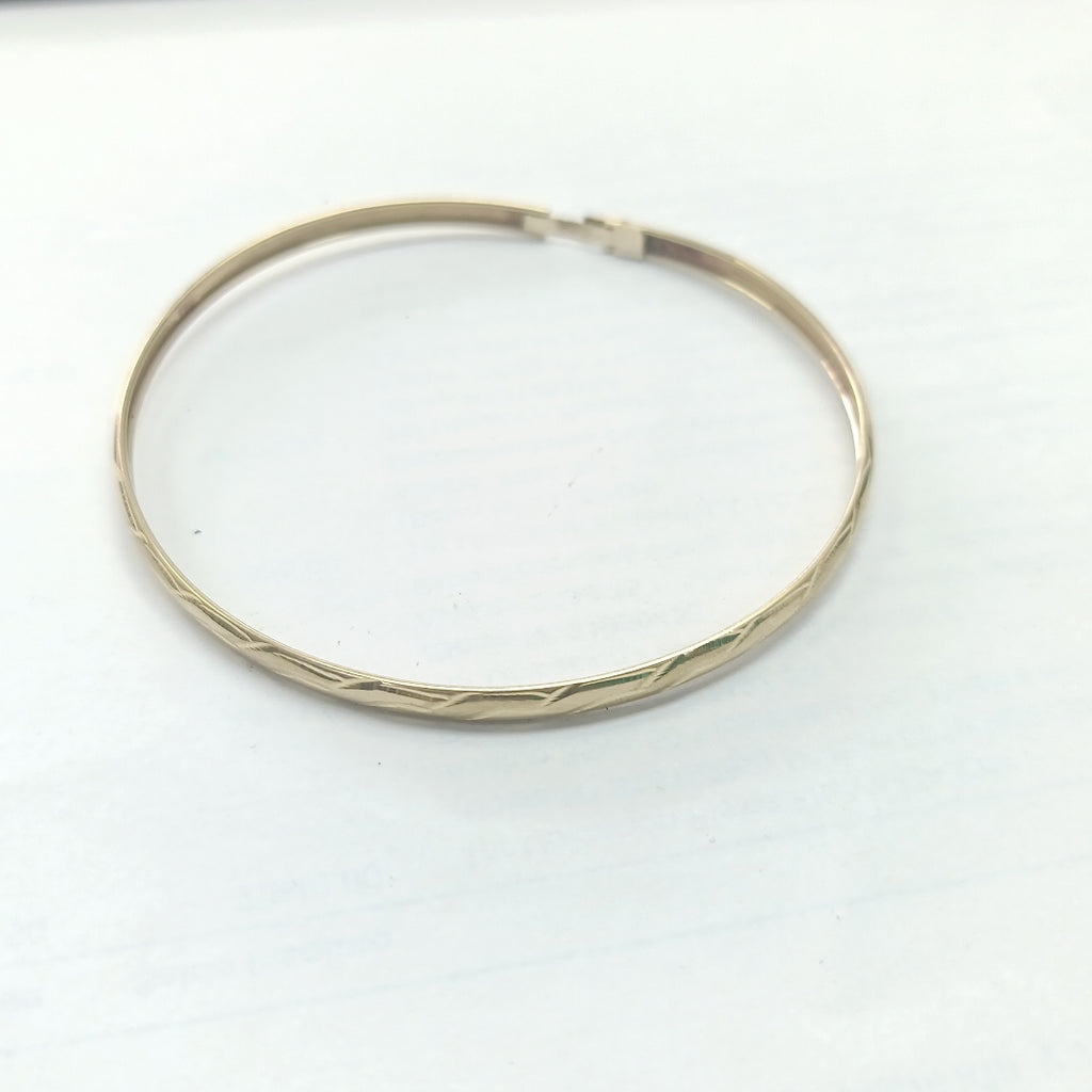 PULSERA RIGIDA ORO 10 K 3,40 GRMS (SEMINUEVO)