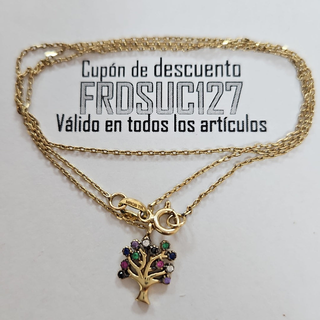 CADENA, DIJE ORO 10 K 1.9 GRMS (SEMINUEVO)