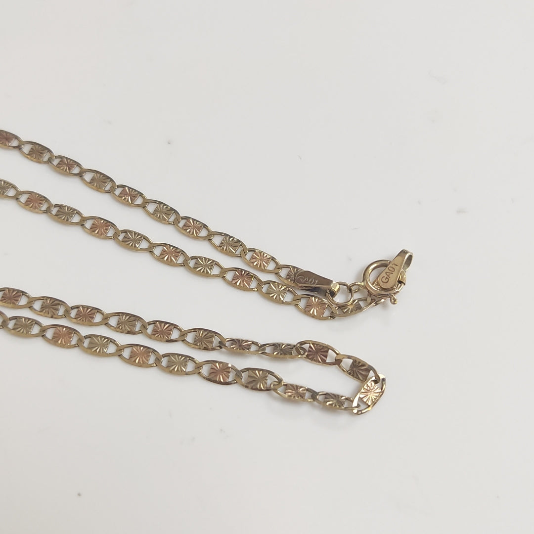 CADENA ORO 10 K 4.3 GRMS (SEMINUEVO)