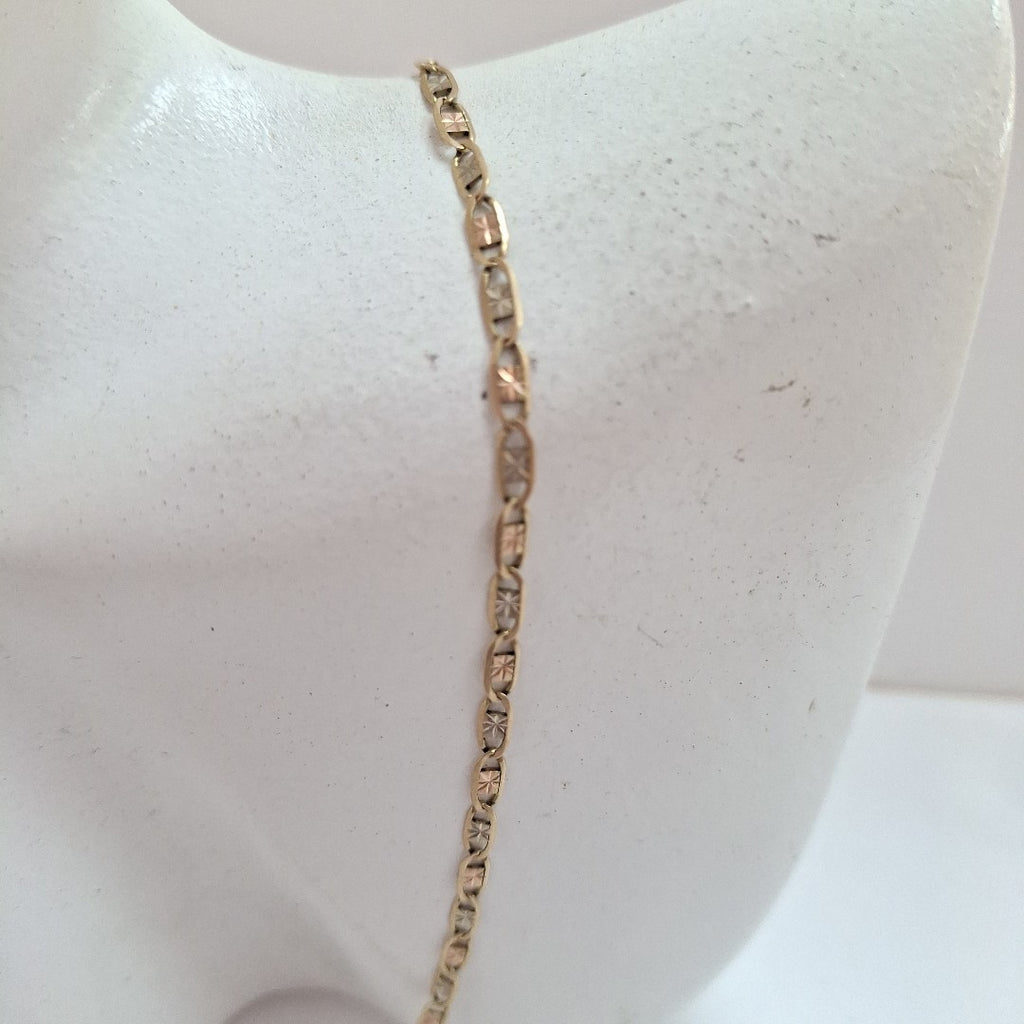CADENA ORO COMBINADO 14 K 3,60 GRMS (SEMINUEVO)