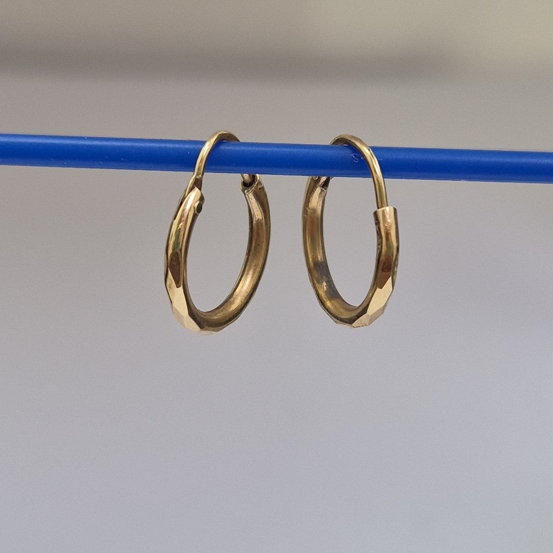 ARRACADAS PAR ORO 14 K 0.9 GRMS (SEMINUEVO)