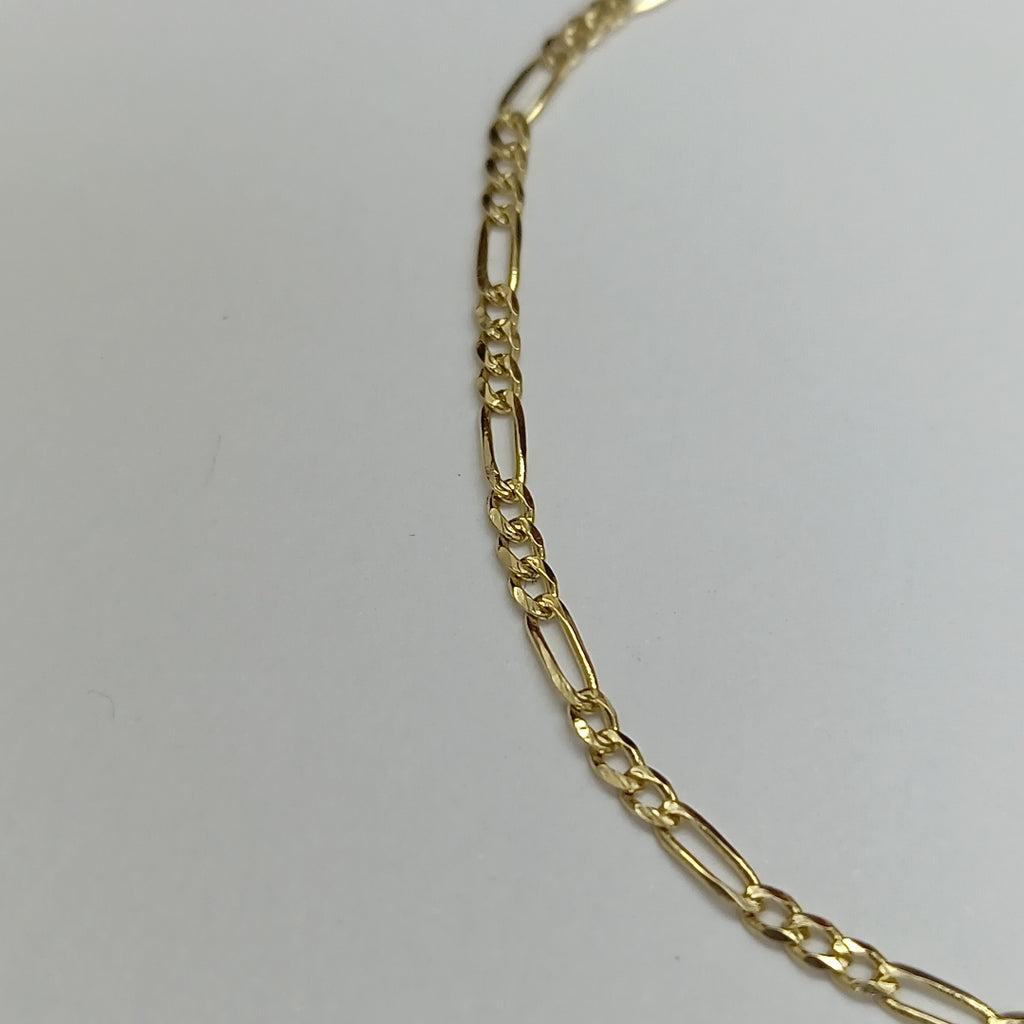 PULSERAS 3X1 ORO 14K 18 CM 1.5 GR (NUEVO)