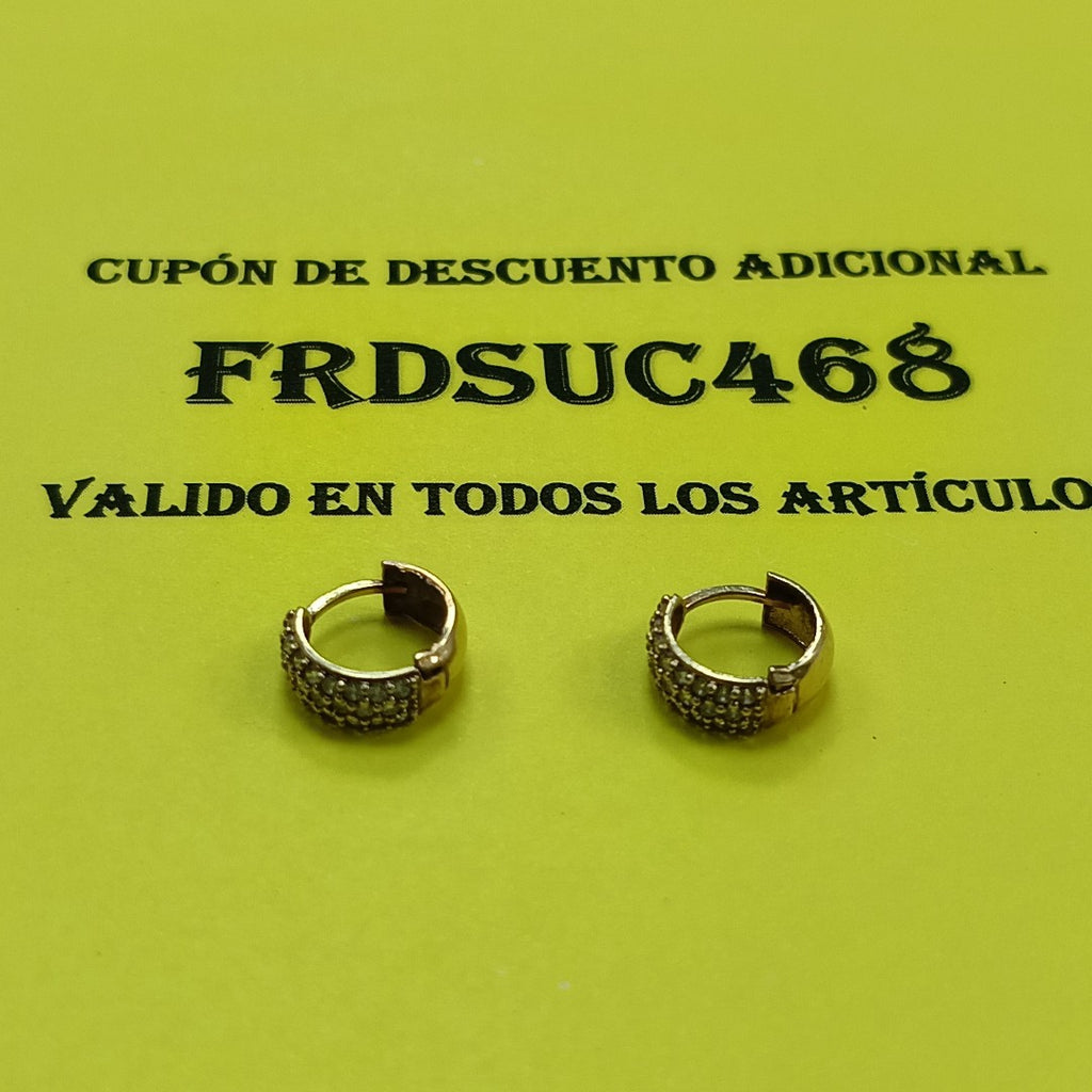 ARRACADAS PAR ORO 10 K 2.3 GRMS (SEMINUEVO)