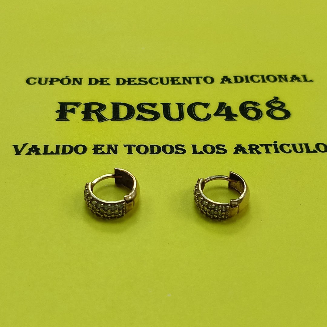 ARRACADAS PAR ORO 10 K 2.3 GRMS (SEMINUEVO)