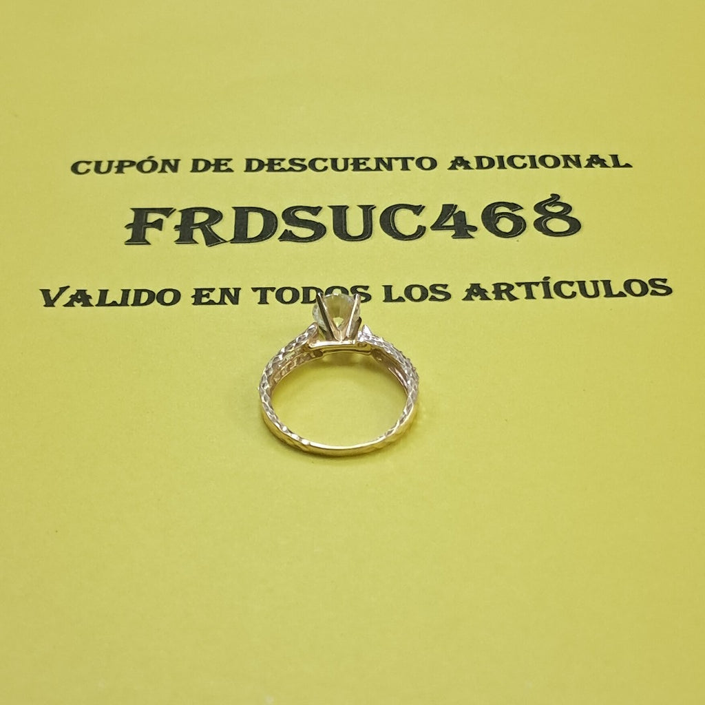 ANILLO ORO 14 K 2.4 GRMS (SEMINUEVO)