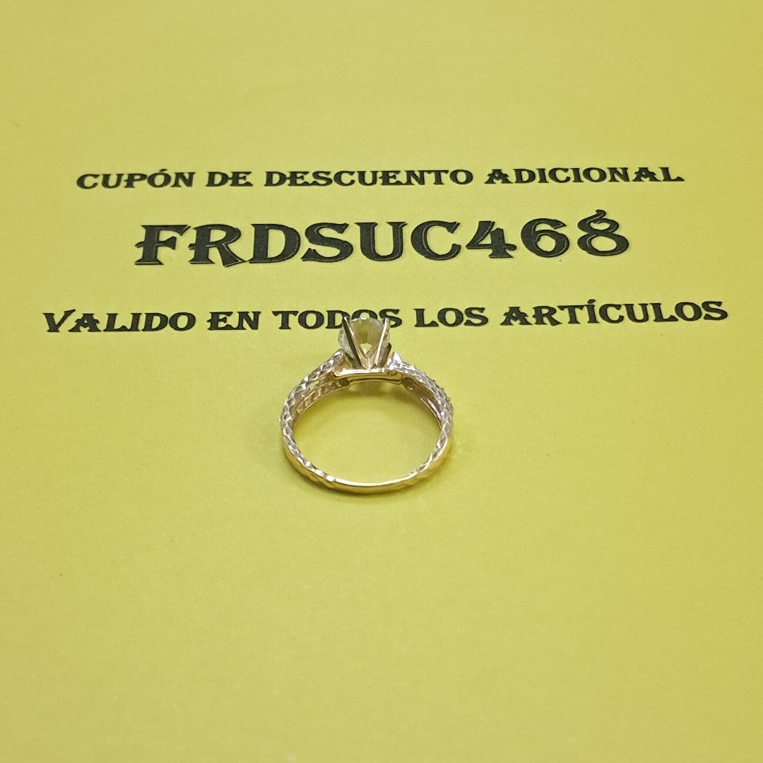 ANILLO ORO 14 K 2.4 GRMS (SEMINUEVO)