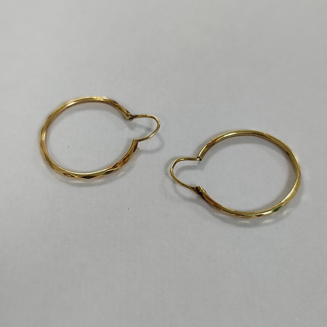 ARRACADAS PAR ORO 14 K 1.4 GRMS (SEMINUEVO)