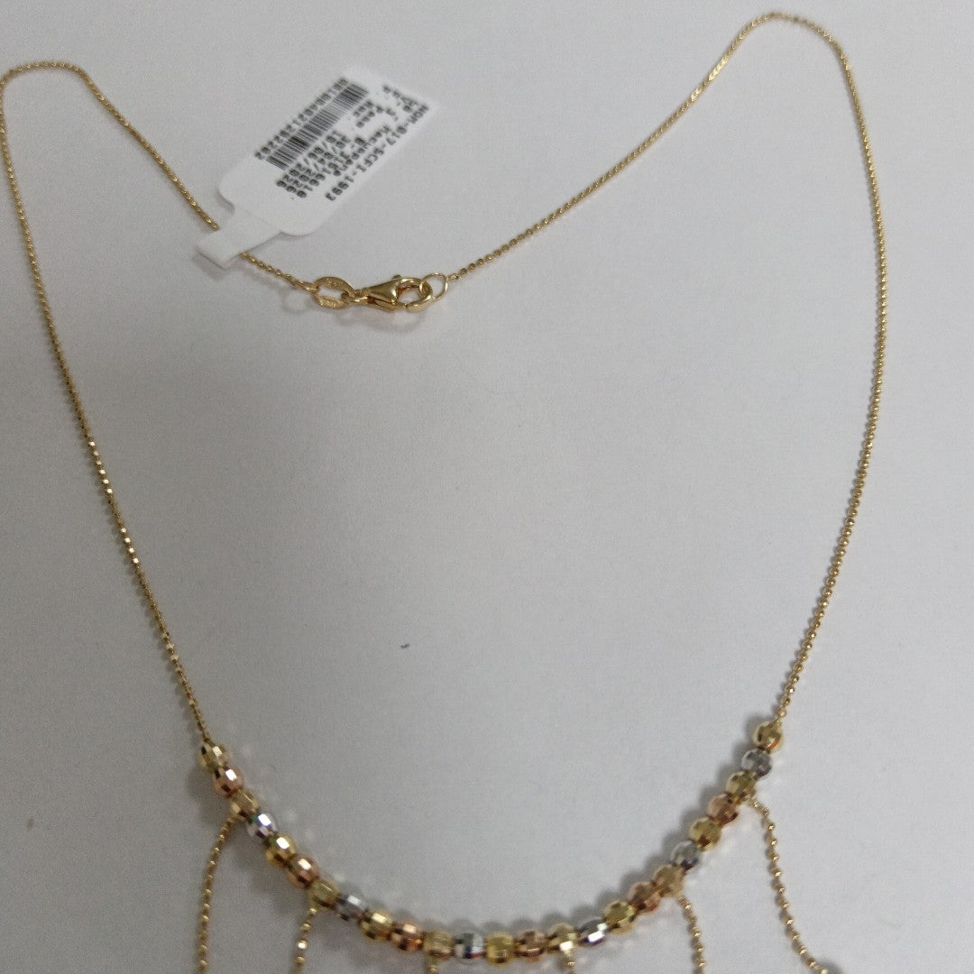 GARGANTILLA ORO COMBINADO 14 K 4,60 GRMS (SEMINUEVO)