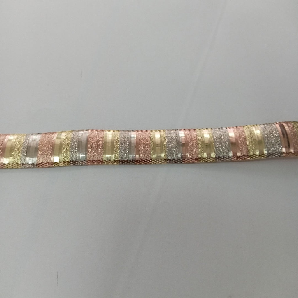 PULSERA ORO, ORO COMBINADO 14 K 28.2 GRMS (SEMINUEVO)