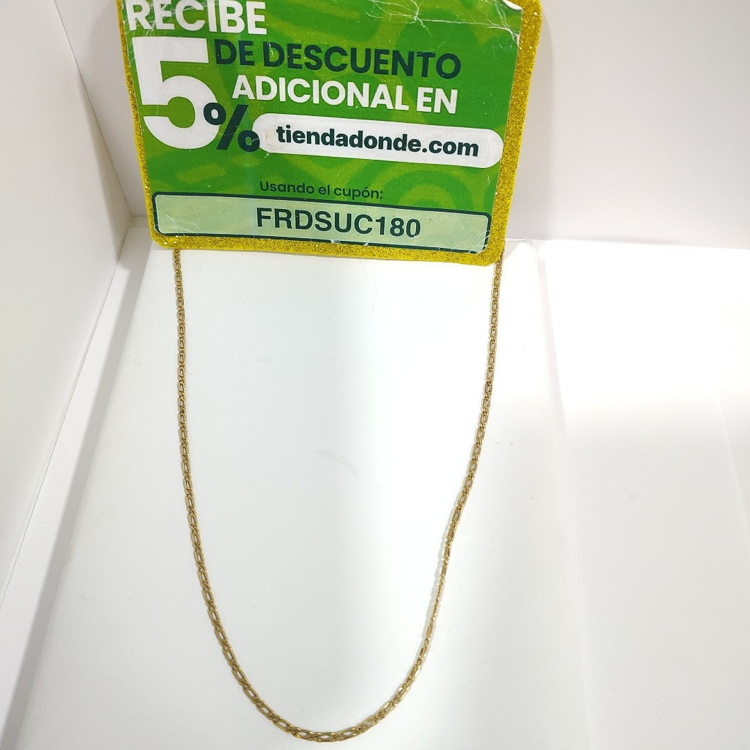 CADENA ORO 14 K 7.2 GRMS (SEMINUEVO)